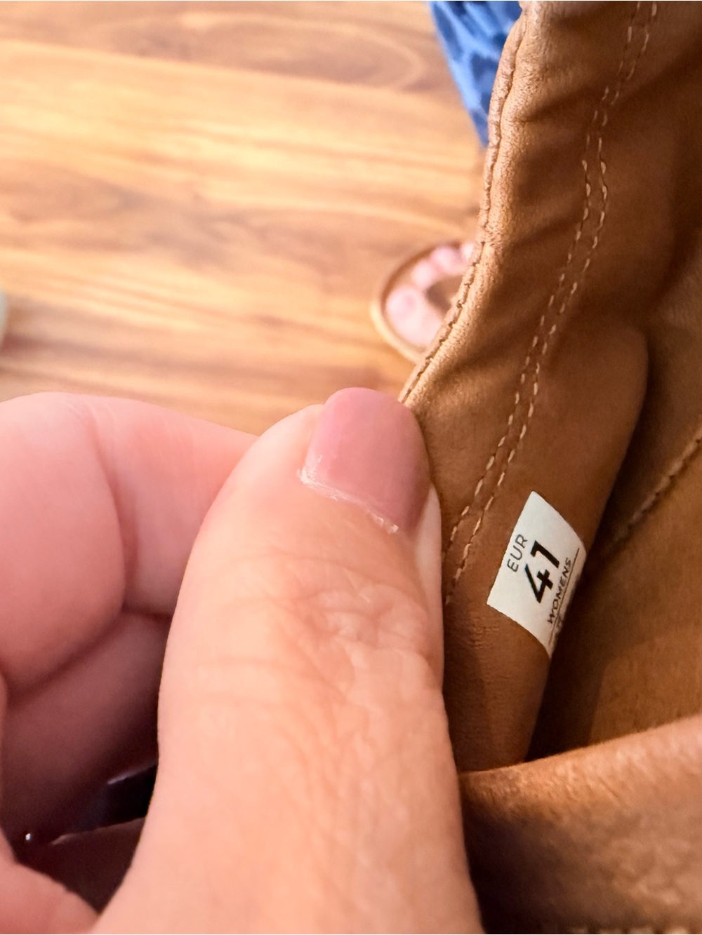 NWOT Vivo Barefoot Tan Leather Slip-On Ballet Flats - Picture 5 of 5